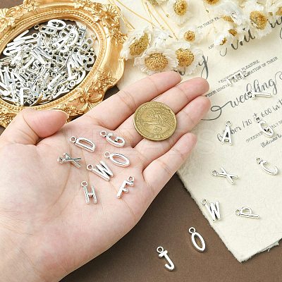 130Pcs 26 Styles Tibetan Style Alloy Pendants TIBEP-CJ0003-25-1