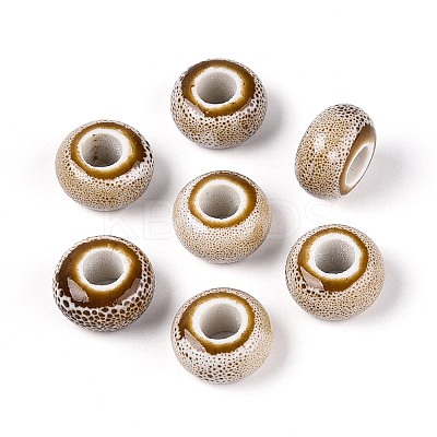 Handmade Porcelain Beads PORC-S498-05W-1