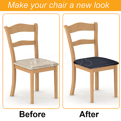 4Pcs Imitation Leather Chair Cover AJEW-CL0002-04-1