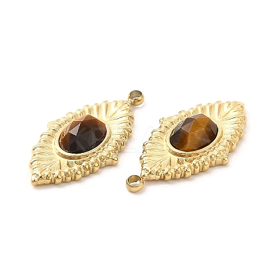Natural Tiger Eye Pendants STAS-J401-VC672-1