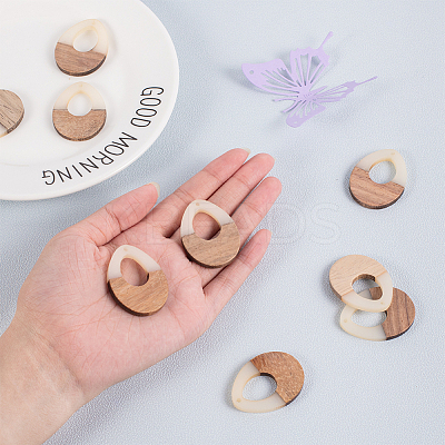 Resin & Wood Pendants RESI-OL0001-11C-1