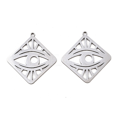 201 Stainless Steel Pendants STAS-I364-03P-1