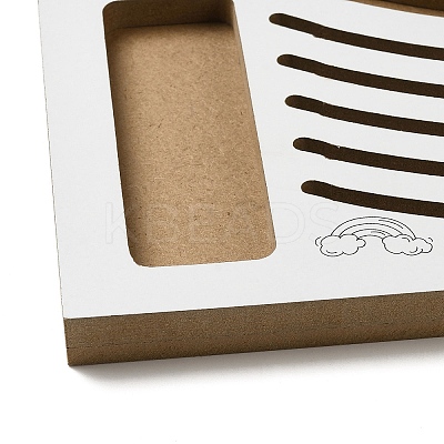 (Defective Closeout Sale: Damaged Corner) Wood Bead Design Board TOOL-XCP0001-85-1