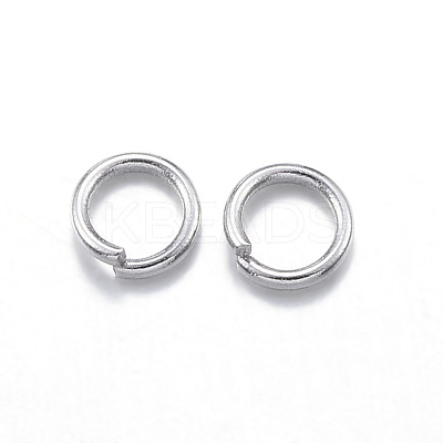 Non-Tarnish 304 Stainless Steel Open Jump Rings X-STAS-E113-18P-1