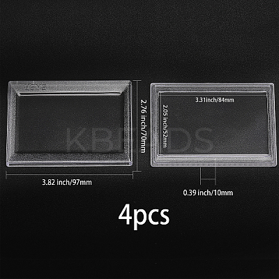 Transparent Acrylic Stamp Storage Boxes CON-WH0092-32-1