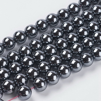 Non-Magnetic Synthetic Hematite Beads Strands G-H1071-1-1
