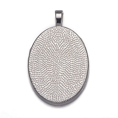 Alloy Pendant Cabochon Settings LS-PALLOY-A15657-N-NF-1