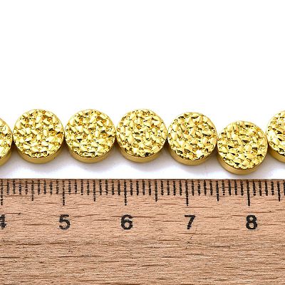 Electroplated Synthetic Non-magnetic Hematite Beads Strands G-L613-K01-01C-1