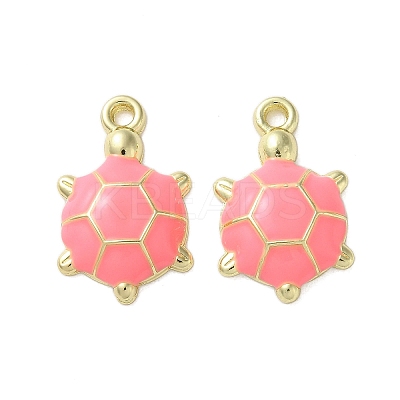 Alloy Enamel Pendants FIND-O003-08B-G-1