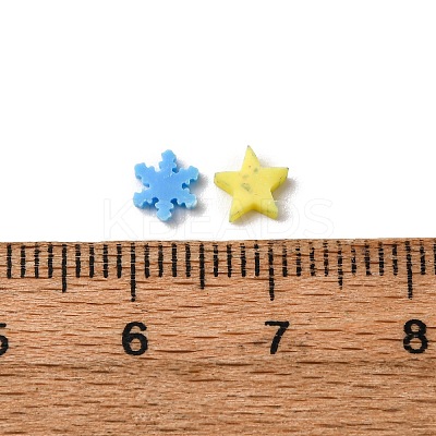 Handmade Polymer Clay Cabochons and Plastic Beads for DIY Jewelry Making Findings CLAY-B007-04F-1