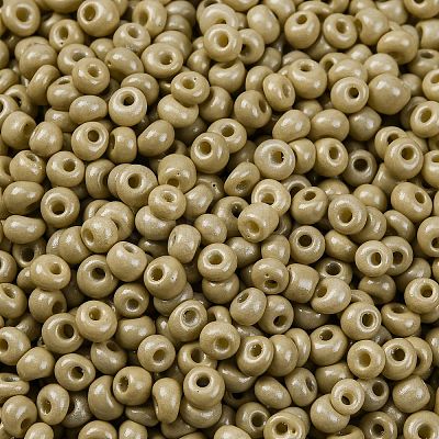 8/0 Baking Paint Glass Seed Beads SEED-M012-02A-50-1