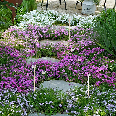 20Pcs Acrylic Butterfly Flowerpot Decoration AJEW-OC00025-1