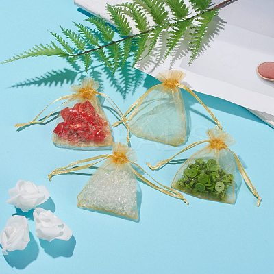 Organza Gift Bags with Drawstring X-OP-R016-7x9cm-15-1
