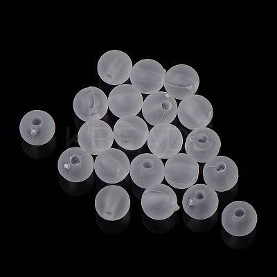Round Transparent Acrylic Beads LS-PL582-1