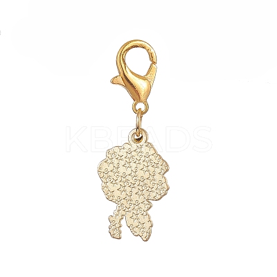 Alloy Enamel Pendant Decoraiton HJEW-JM00960-1