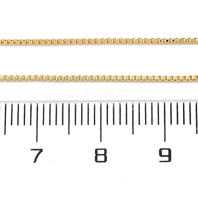 Brass Venetian Chain NJEW-E151-04G-1