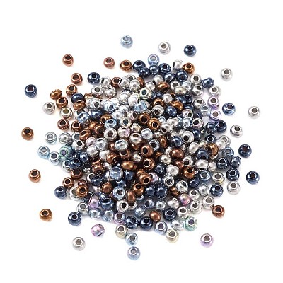12/0 Grade A Electroplated Glass Seed Beads SEED-CD0001-01-1