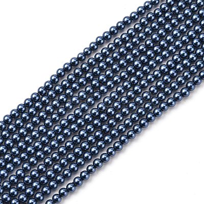Grade A Glass Pearl Beads HY-J001-4mm-HX061-1