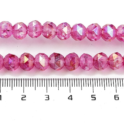 Baking Paint Glass Beads Strands GLAA-H032-05-05-1