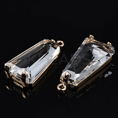 Transparent Glass Pendants X-GLAA-Q088-024B-1