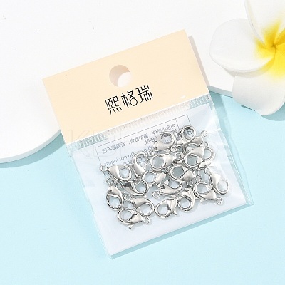 SHEGRACE Brass Lobster Claw Clasps XGR0010P-04P-1
