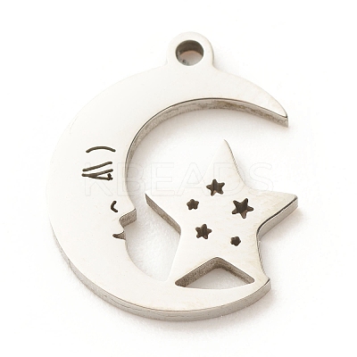 Non-Tarnish 201 Stainless Steel Pendants STAS-G258-04P-1