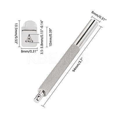 Leathercarft Stamping Tool Set TOOL-WH0119-67-1
