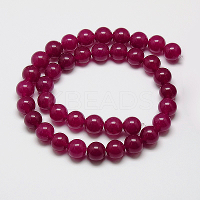 Natural Malaysia Jade Bead Strands G-M101-8mm-08-1