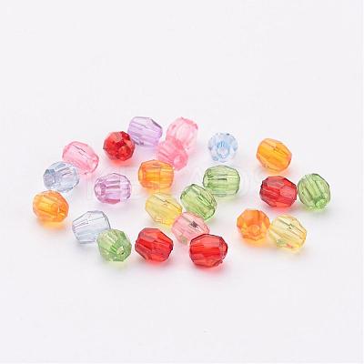 Dyed Transparent Acrylic Beads DB4MMM-1