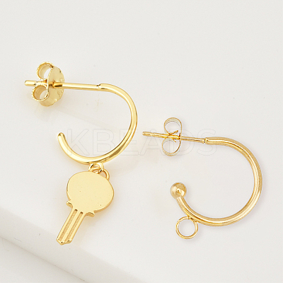 20Pcs 304 Stainless Steel Stud Earrings FIND-HY0001-62-1