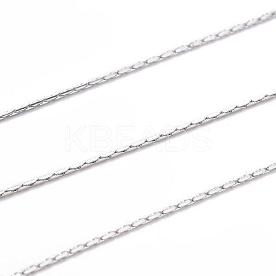 Tarnish Resistant 304 Stainless Steel Boston Link Chains CHS-L017-13A-1