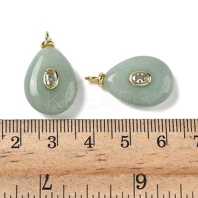 Dyed Natural White Jade Pendants G-H328-01G-B04-1