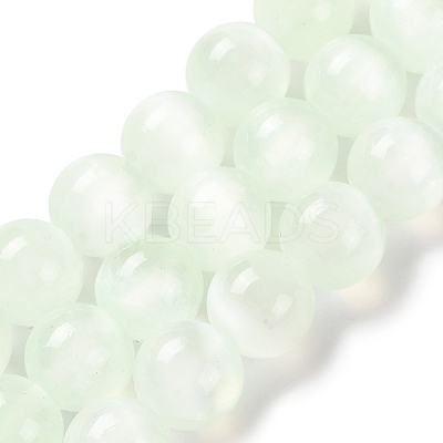 Natural Selenite Beads Strands G-C142-01B-06-1