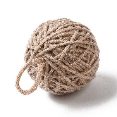 Yarn Knitted Christmas Ball Ornaments LS-AJEW-P106-01F-1