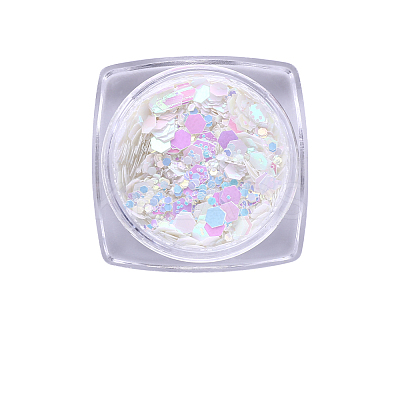 Hexagon Shining Nail Art Decoration Accessories MRMJ-T063-546A-1