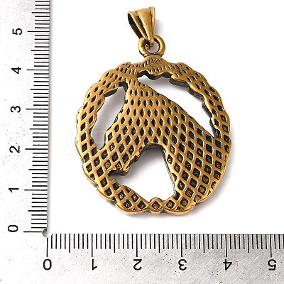 304 Stainless Steel Pendants LS-STAS-Z067-01G-1