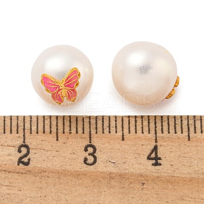 Round Natural Freshwater Pearl Beads PEAR-K009-11G-01-1