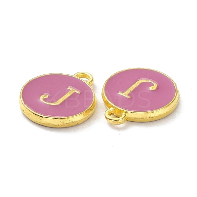 Golden Plated Alloy Enamel Charms ENAM-XCP0001-13J-1