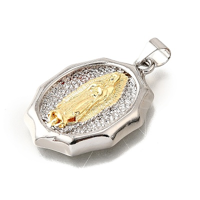 Brass Pendants KK-G529-07A-GP-1