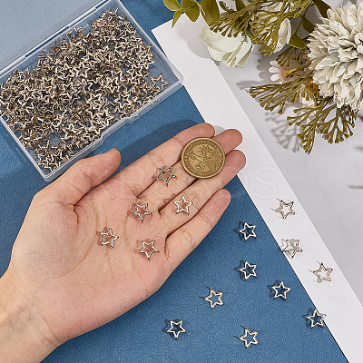 200Pcs Iron Studs Rivets IFIN-CY0001-01P-1