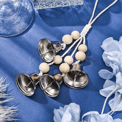 Iron Bell Hanging Ornaments HJEW-JM02467-1