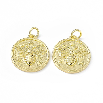 Rack Plating Brass Pendants LS-KK-B065-21G-1