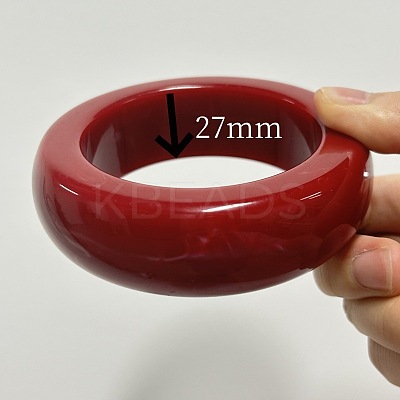 Exaggerated Geometric Shape Resin Bangles for Women FS-WG48DEE-10-1
