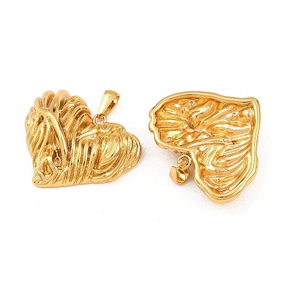 304 Stainless Steel Pendants STAS-P438-37D-G-1