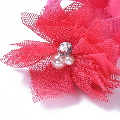 Elastic Polyester Baby Footbands for Girls OHAR-MSMC001-04-1