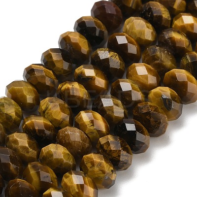 Natural Tiger Eye Beads Strands G-C259-A01-5x8mm-02-1