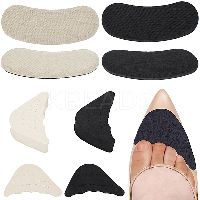 8 Sets 2 Colors EVA Foam Anti-wear Forefoot Insole Pads FIND-GF0004-47-1