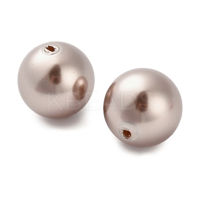 Baking Paint Pearlized Glass Pearl Round Beads HY-Q001-02C-02-1