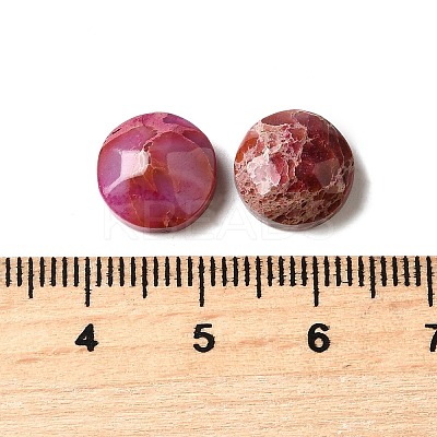 Dyed Natural Regalite/Imperial Jasper/Sea Sediment Jasper Cabochons G-L617-C02-10mm-1