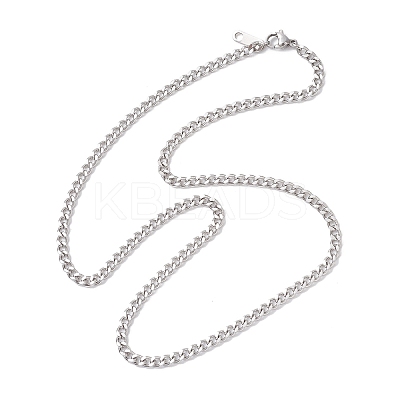 6Pcs 6 Styles 304 Stainless Steel Figaro Chain & Curb Chain & Box Chain & Water Wave Chain & Cable Chain Necklaces Sets for Women NJEW-JN05630-1